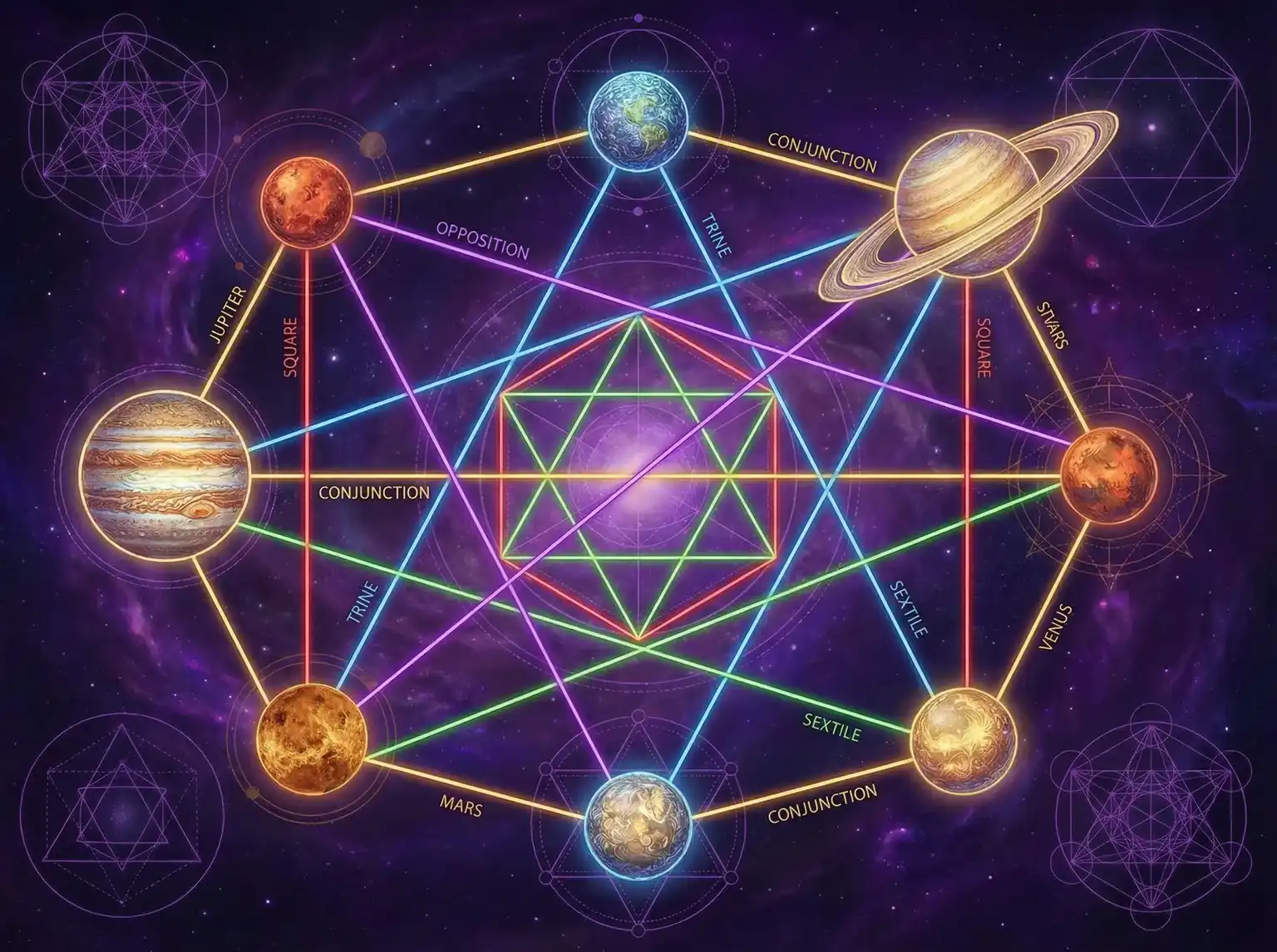 行星相位解读 - 竹子是生长速度最快的植物蚂蚁庄园 | 占星学进阶